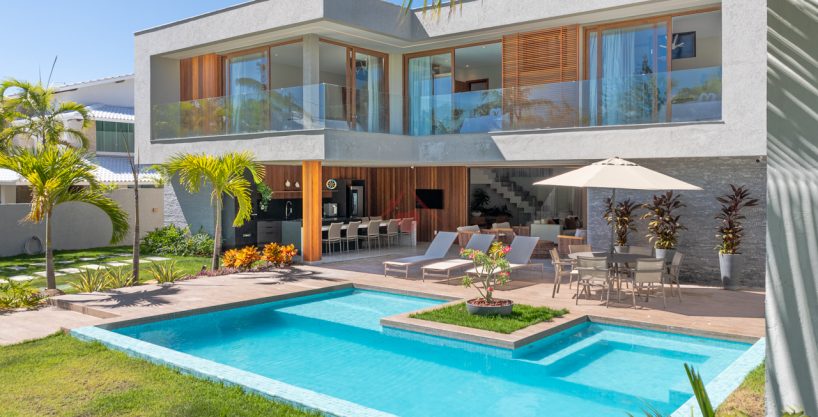 Casa luxo a 80 m da praia aluguel Guarajuba