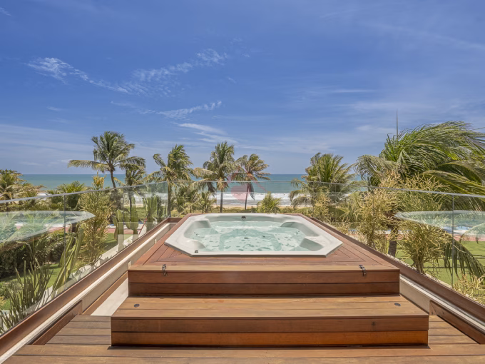 Melhor mansão frente mar em Guarajuba