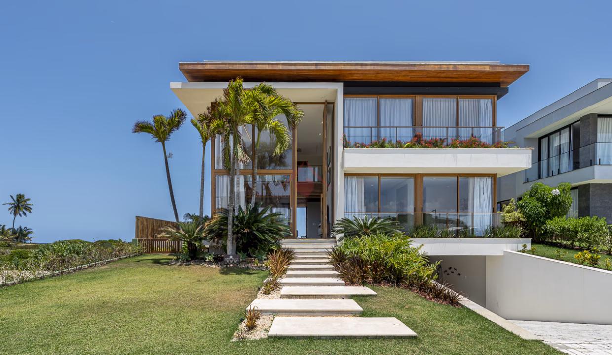 Mansão pé na areia altíssimo luxo a venda no Alphaville Guarajuba-37